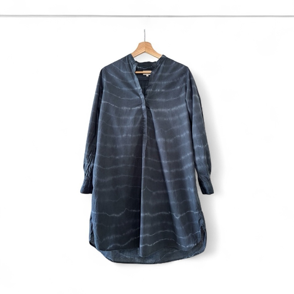 Women’s Hartford Alternative Classics Dark Navy Shirt Lagenlook Vacation size 1 - Picture 2 of 9